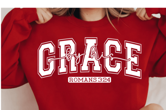 By His Grace SVG: Christian T-Shirt Designs