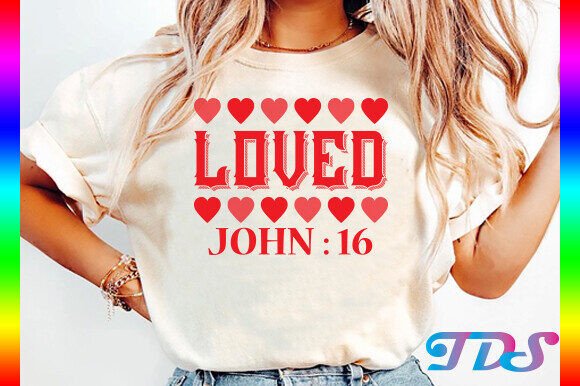 Christian Retro Valentine’s Day SVG, PNG for T-Shirt Designs