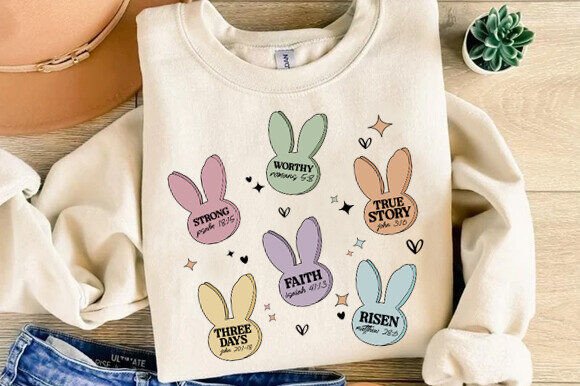 Easter Day SVG: Christian T-Shirt Designs