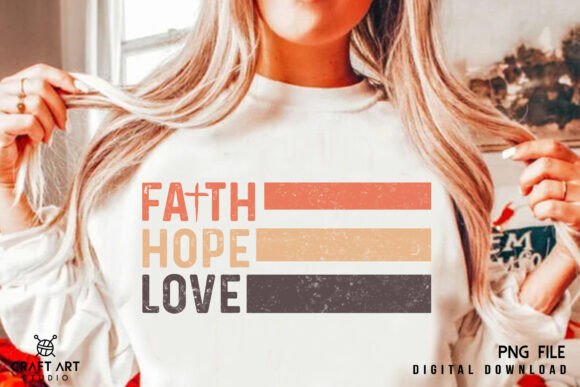 Faith Hope Love Christian Easter PNG