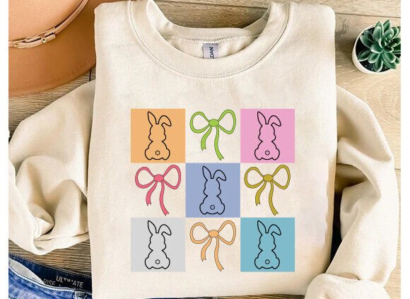 Girly Easter Shirt PNG, Christian Easter T-Shirt Designs