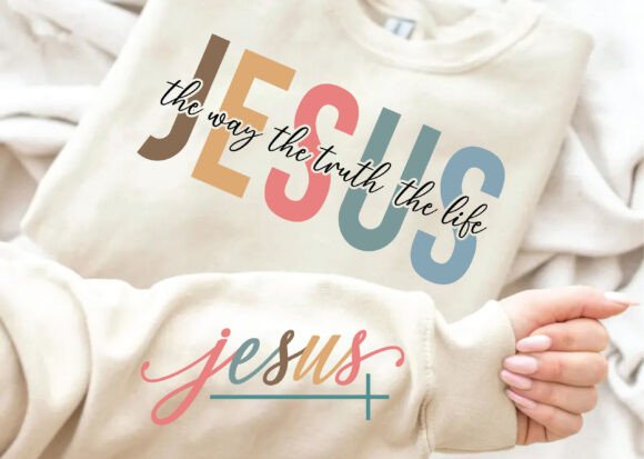 Jesus SVG Christian SVG Bible Verse PNG for T-Shirt Designs