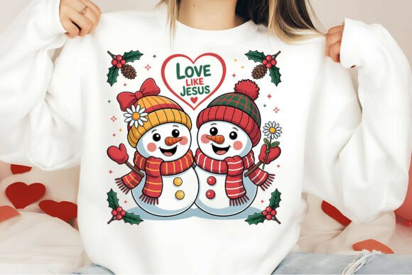 Love Like Jesus PNG, Christmas PNG