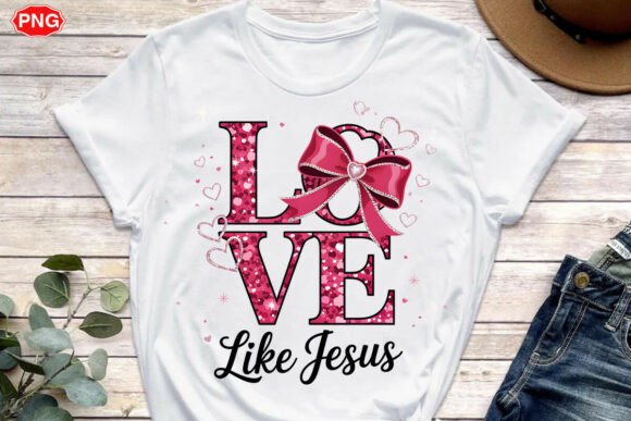 Valentine PNG & Jesus Valentine PNG for T-Shirt Designs